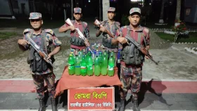 সাতক্ষীরা সীমান্তে প্রায় ১৪ লক্ষাধিক টাকার ভারতীয় মালামাল জব্দ