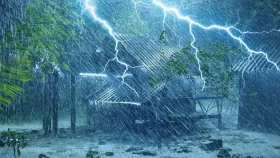 মধ্যরাতে ১৩ অঞ্চলে ঝড় ও ভারী বৃষ্টির শঙ্কা
