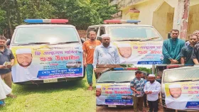 নড়াইলের কাশিপুর ইউনিয়নবাসীর জন্য ফ্রি অ্যাম্বুলেন্স সেবা চালু