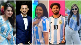 মেসি উন্মাদনায় তারকারা, ক্যাপশনে লিখলেন 'রাগ করলা?'
