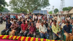 ঝিনাইদহে গ্রামীণ মজুর সমাবেশ অনুষ্ঠিত, ৮ দফা দাবি