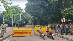 রাজধানীতে কঠোর অবস্থানে আইনশৃঙ্খলা বাহিনী