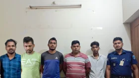 রাঙামাটিতে নিষিদ্ধ সংগঠনের কর্মী ও সাজাপ্রাপ্ত আসামিসহ গ্রেপ্তার ৫