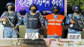 সুন্দরবনে ডাকাত দলের সঙ্গে কোস্টগার্ডের বন্দুকযুদ্ধে নিহত ১, আটক ২