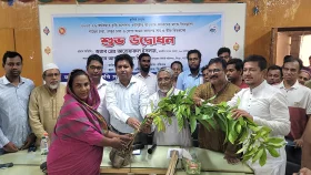 সিংড়ায় বিনামূল্যে কৃষি প্রণোদনা ও গাছের চারা বিতরণ