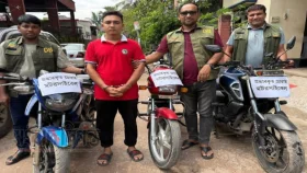 গাজীপুরে ৩৩টি চোরাই মোটরসাইকেল উদ্ধার, মূল হোতা গ্রেপ্তার