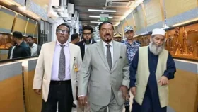 খামেনির জানাজায় অংশ নিতে ঢাকা ছাড়লেন স্পিকার