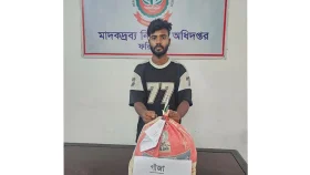 ফরিদপুরে ৪ কেজি গাঁজাসহ ইজিবাইকচালক গ্রেপ্তার
