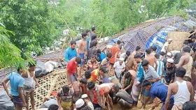 রোহিঙ্গা ক্যাম্পে পাহাড় ধস, নিহত বেড়ে ৮