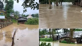 রাঙামাটিতে তলিয়ে গেছে ৩০ গ্রাম : পানিবন্দি ২০ হাজার মানুষ