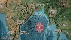 ৪ দশমিক ৫ মাত্রার ভূমিকম্পে কাঁপলো বঙ্গোপসাগর