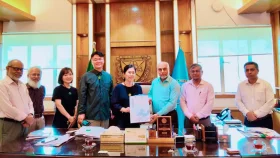 বাকৃবিতে ইয়ুংনাম বিশ্ববিদ্যালয়ের প্রতিনিধিদলের সফর