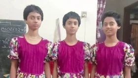 ট্যালেন্টপুলে বৃত্তি পেলো শিক্ষক দম্পতির যমজ তিন মেয়ে