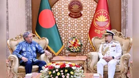 রাষ্ট্রপতির সঙ্গে নৌপ্রধানের বিদায়ি সাক্ষাৎ