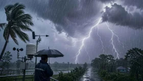 সকাল ৯টার মধ্যে ১০ জেলায় ঝড়ের শঙ্কা, নদী বন্দরে সতর্কতা