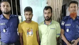 বামনায় ইয়াবাসহ দুই কথিত মাদক কারবারি গ্রেপ্তার