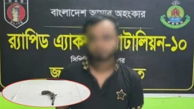 ফরিদপুরে বিদেশি আগ্নেয়াস্ত্রসহ অস্ত্রধারী গ্রেপ্তার