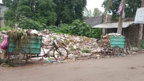 ময়লার পচা গন্ধে দুর্ভোগে নীলফামারী পৌরবাসী