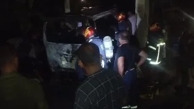 সাতক্ষীরা মেডিকেল কলেজ হাসপাতালে অ্যাম্বুলেন্সে আগুন