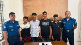 কোটচাঁদপুরে চুরির অভিযোগে গ্রেপ্তার ৪