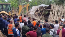 অধিগ্রহণকৃত জমির ১৯ স্থাপনা উচ্ছেদ