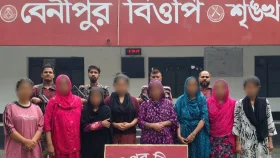 অবৈধভাবে ভারতে প্রবেশকালে ৮ জন আটক