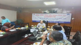 নিষিদ্ধ পলিথিন বন্ধে সচেতনতামূলক সভা অনুষ্ঠিত