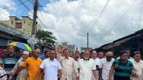 প্রধানমন্ত্রীর কটিয়াদী সফর উপলক্ষে বিএনপির আনন্দ মিছিল