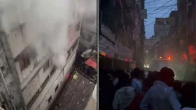 বংশালে গোডাউনে আগুন, নিয়ন্ত্রণে ৭ ইউনিট