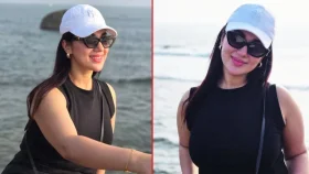 কালো পোশাকে নেটিজনদের নজর কাড়লো অপু বিশ্বাস