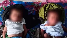 যমজ নবজাতক রেখে চলে গেলেন মা