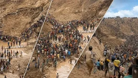 সোনার খনিতে চাপা পড়ে প্রাণ গেলো ৩০ জনের