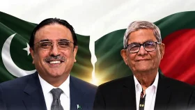 রাষ্ট্রপতি মির্জা ফখরুলকে অভিনন্দন পাকিস্তানের প্রেসিডেন্টের