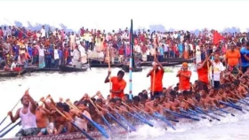 সুনাই নদীতে নৌকা বাইচ বন্ধের দাবি তৌহিদী জনতার