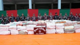 শ্রীমঙ্গল স্টেশনে ৩ কোটি টাকার ভারতীয় পণ্য জব্দ