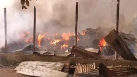 ৪ ঘণ্টার চেষ্টায় ঝুটের গোডাউনের আগুন নিয়ন্ত্রণে