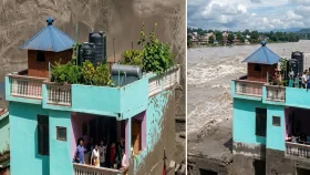সবকিছু ভেসে গেল, দাঁড়িয়ে রইল এক সবুজ বাড়ি