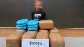 মোংলায় বিপুল পরিমাণ গাঁজাসহ কারবারি গ্রেপ্তার