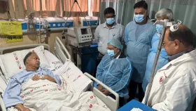 জ্বালানিমন্ত্রী টুকুকে দেখতে হাসপাতালে রাষ্ট্রপতি