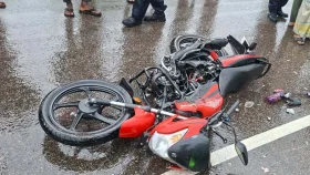 মহাসড়কে বাসের ধাক্কায় প্রাণ গেলো মোটরসাইকেল আরোহীর