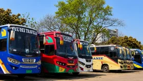 রাজশাহীর সঙ্গে সারা দেশের বাস চলাচল বন্ধ