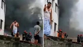 বাড্ডায় ফার্নিচার গোডাউনের আগুন নিয়ন্ত্রণে