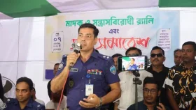 মাদক ও সন্ত্রাসের বিরুদ্ধে একসঙ্গে লড়তে হবে: পুলিশ সুপার
