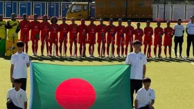 জুনিয়র এশিয়া কাপে চীনকে ৬-০ গোলে হারাল বাংলাদেশ