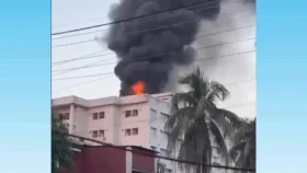 ময়মনসিংহ মেডিকেল কলেজ হাসপাতালে আগুন