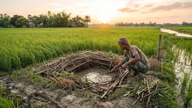 জমির কোণে মাছের ঘর, হারিয়ে গেলো গ্রামবাংলার এক ঐতিহ্য