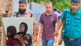 রাজশাহীতে ফ্ল্যাট থেকে নারীসহ পুলিশ কর্মকর্তা আটক