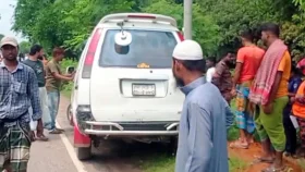 সড়ক পার হতে গিয়ে মাইক্রোবাসের ধাক্কায় বৃদ্ধা নিহত