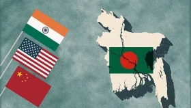 তিন শক্তির সমীকরণে বাংলাদেশের পররাষ্ট্রনীতির নতুন পরীক্ষা