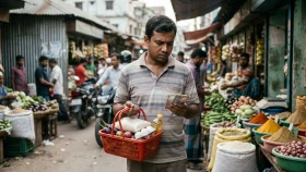 দাম বাড়ার দৌড়ে বেতন কতটা পিছিয়ে?